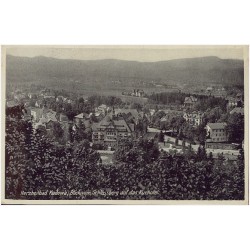 Herzheilbad Kudowa, Blick vom Schlossberg auf das Kurhotel