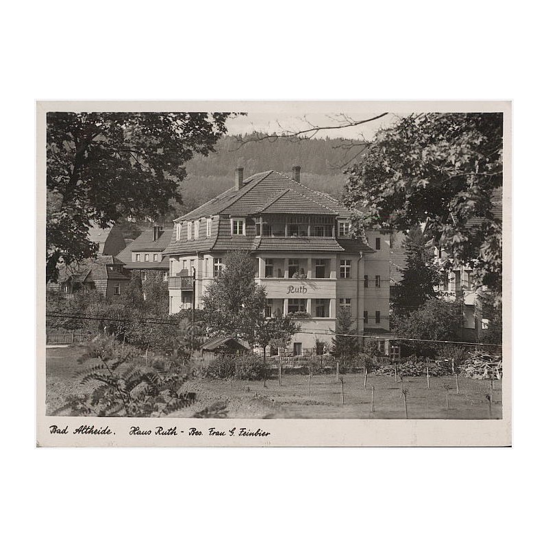 Bad Altheide. Haus Ruth - Bes. Frau G. Feinbier