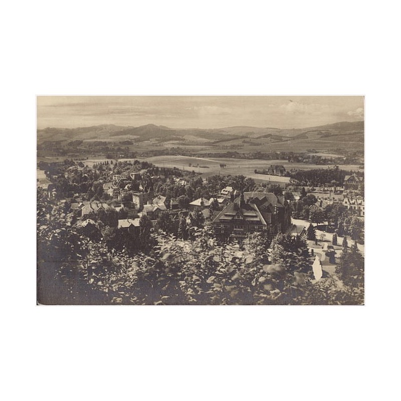 Herzbad Kudowa. Blick vom Schloßberg
