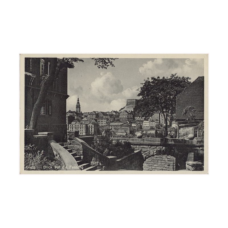 Glatz - Blick auf die Festung