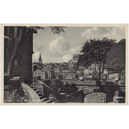Glatz - Blick auf die Festung