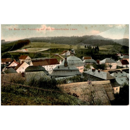 Ein Blick vom Turmberg auf die Sommerfrische Lewin