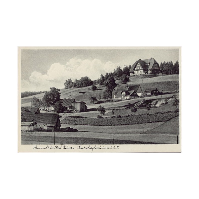 Grunwald bei Bad Reinerz. Hindenburgbaude 975 m ü.d.M