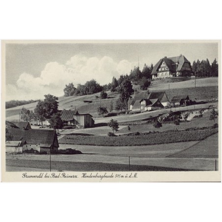 Grunwald bei Bad Reinerz. Hindenburgbaude 975 m ü.d.M