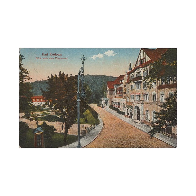 Bad Kudowa. Blick nach dem Fürstenhof