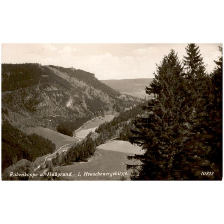 Rabenkoppe u. Hallgrund i. Heuschengebirge. 10822