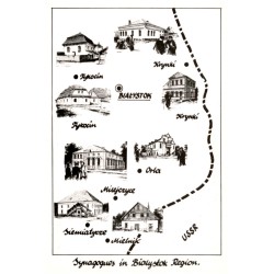 Synagogues in Bialystok Region. Tykocin. Krynki. Białystok. Orla. Milejczyce. Siemiatycze. Mielnik / Rewers: Some examples of st