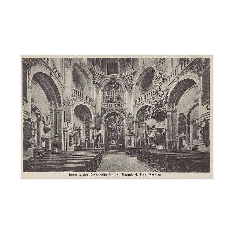 Inneres der Gnadenkirche in Albendorf, Bez. Breslau 21912