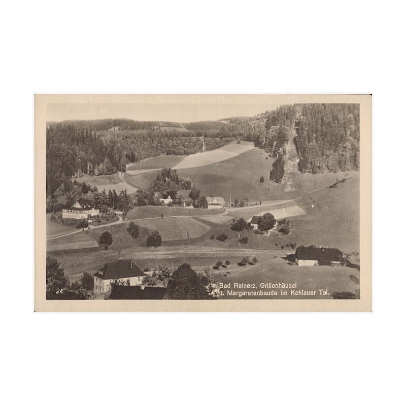 Bad Reinerz, Grillenhäusel u. Margaretenbaude im Kohlauer Tal. 24