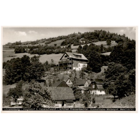 Schrammburg - Voigtsdorf b. Habelschwerdt i. schönen Kressenbachtal - Sommerfrische - Wintersport. Marx Foto 1431