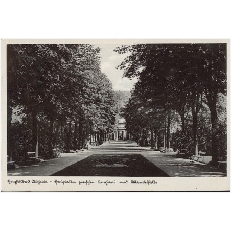 Herzheilbad Altheide - Hauptallee zwischen Kurhaus und Wandelhalle