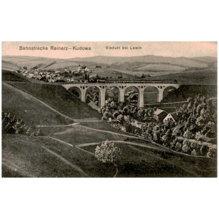 Bahnstrecke Reinerz-Kudowa. Viadukt bei Lewin