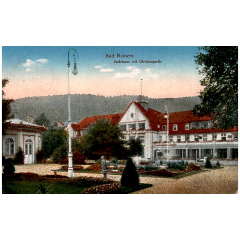 Bad Reinerz. Badehaus mit Ulrikenquelle