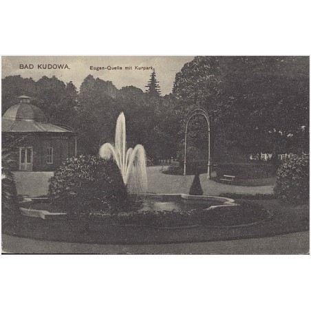 Bad Kudowa. Eugen-Quelle mit Kurpark