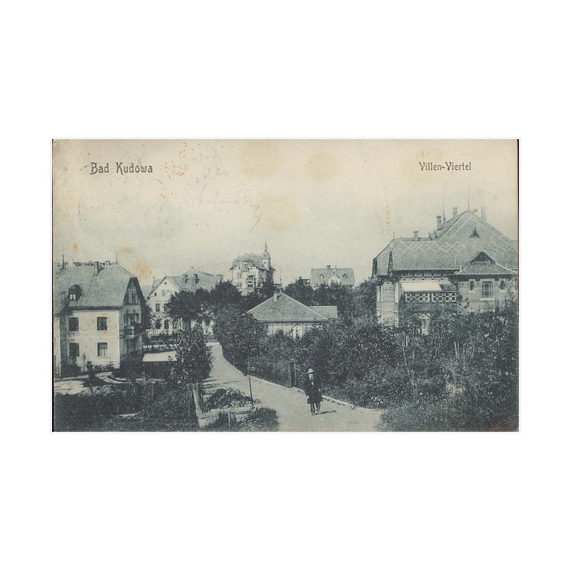 Bad Kudowa. Villen-Viertel