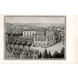 Hain in Riesengebirge. Hotel Wilhelmshöhe. Zimmer mit u. ohne Pension. Zentral-Heizung