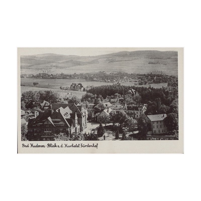 Bad Kudowa - Blick a.d. Kurhotel Fürstenhof