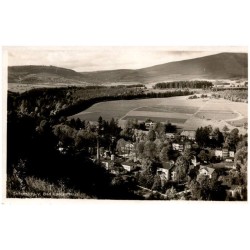 Totalansicht v. Bad Langenau / Rewers: Stahl- und Moorbad Langenau Grfscht. Glatz