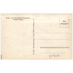 Totalansicht v. Bad Langenau / Rewers: Stahl- und Moorbad Langenau Grfscht. Glatz