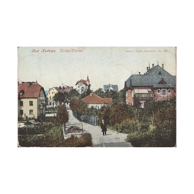 Bad Kudowa. Villen-Viertel