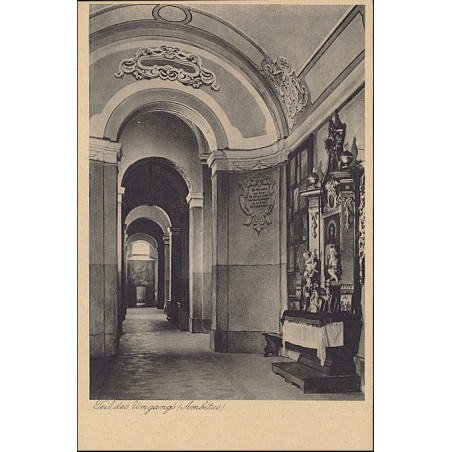 Teil des Ungangs (Ambitus). Wallfahrtskirche U. L. Fr. von Albendorf Grafschaft Glatz