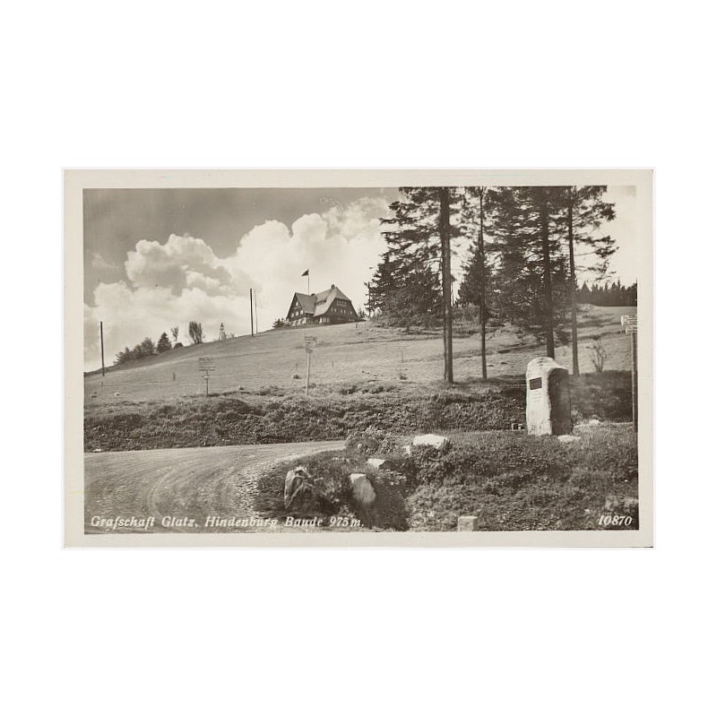 Grafschaft Glatz. Hindenburg Baude 975 m. 10870
