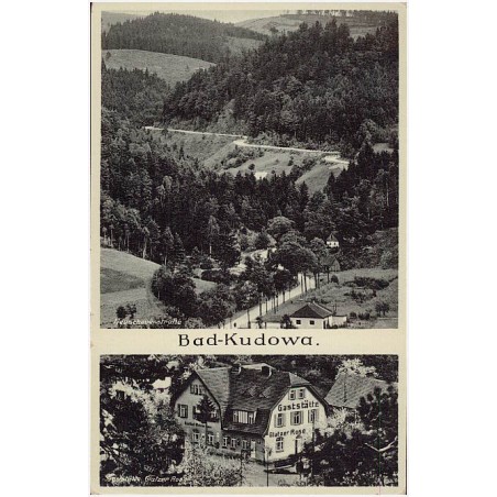 Bad Kudowa. Heuscheuerstraße. Gaststätte Glatzer Rose [...]