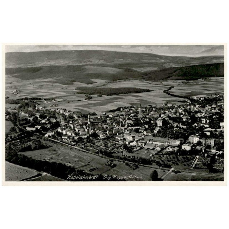 Habelschwerdt. Orig. Fliegeraufnahme