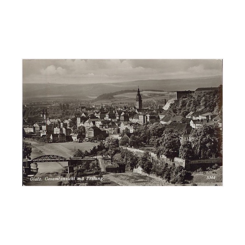 Glatz. Gesamtansicht mit Festung. 5344