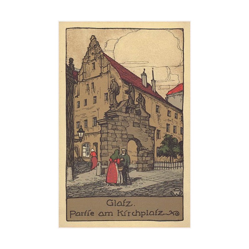 Glatz. Partie am Kirchplatz