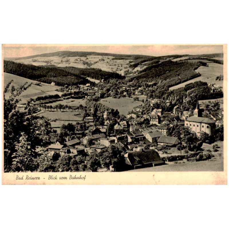Bad Reinerz - Blick vom Bahnhof