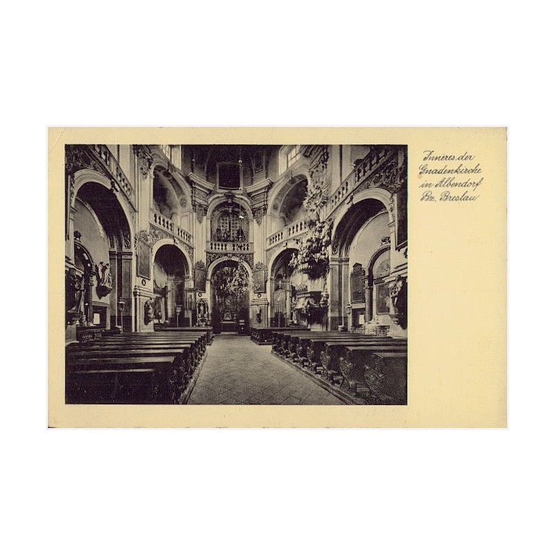 Inneres der Gnadenkirche in Albendorf Bz. Breslau