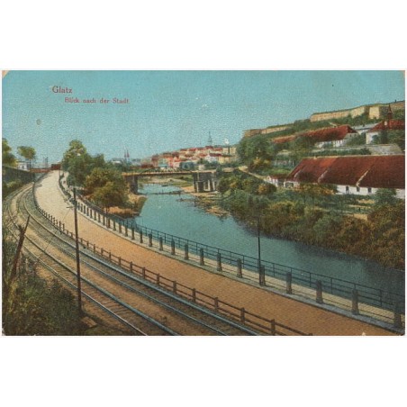 Glatz. Blick nach der Stadt