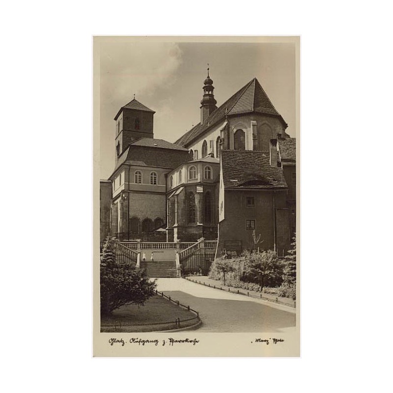 Glatz. Aufgang z. Pfarrkirche Marx Photo