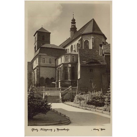 Glatz. Aufgang z. Pfarrkirche Marx Photo