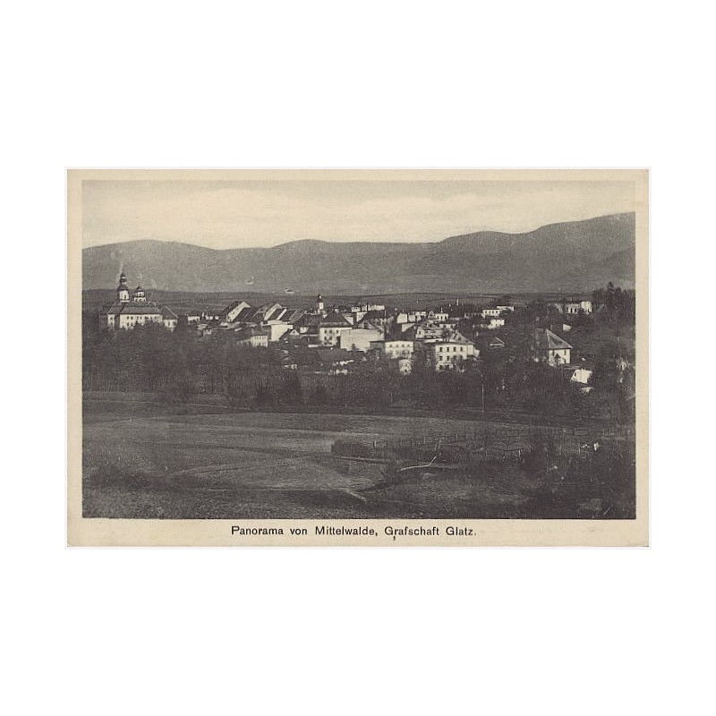 Panorama von Mittelwalde, Grafschaft Glatz