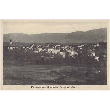 Panorama von Mittelwalde, Grafschaft Glatz