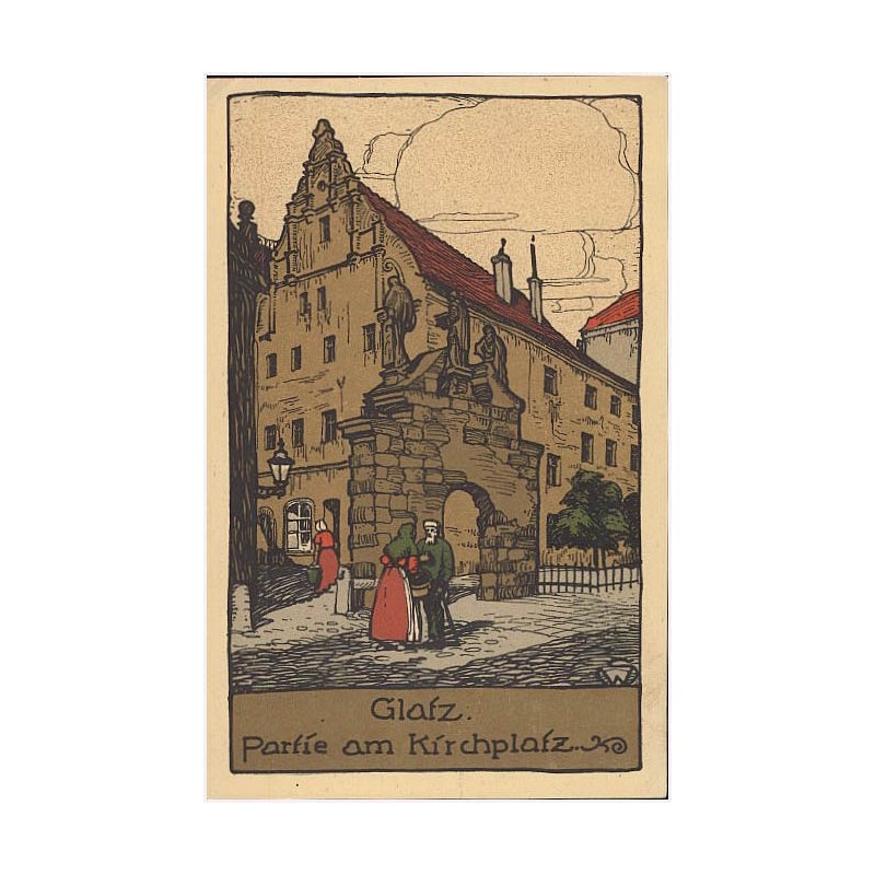 Glatz. Partie am Kirchplatz