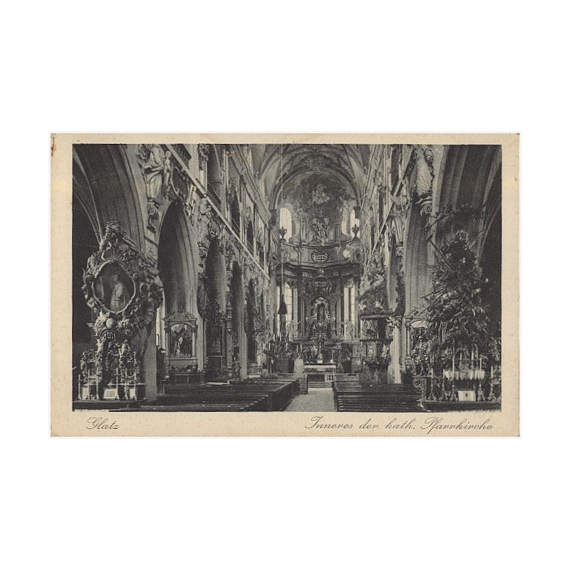 Glatz. Inneres der kath. Pfarrkirche