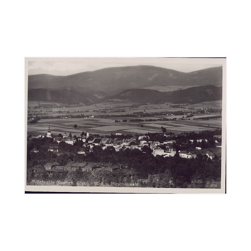 Mittelwalde (Grafsch. Glatz) - Blick v. Hirschenwald 6778