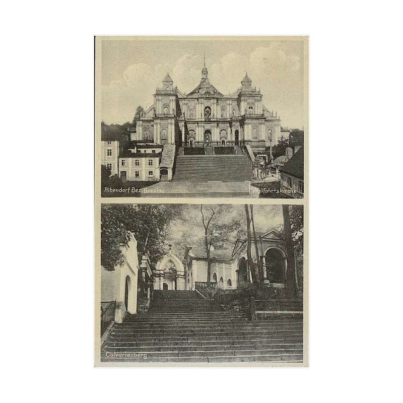 Albendorf Bez. Breslau. Wallfahrtskirche. Calvarienberg