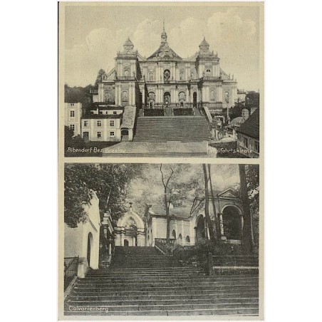 Albendorf Bez. Breslau. Wallfahrtskirche. Calvarienberg