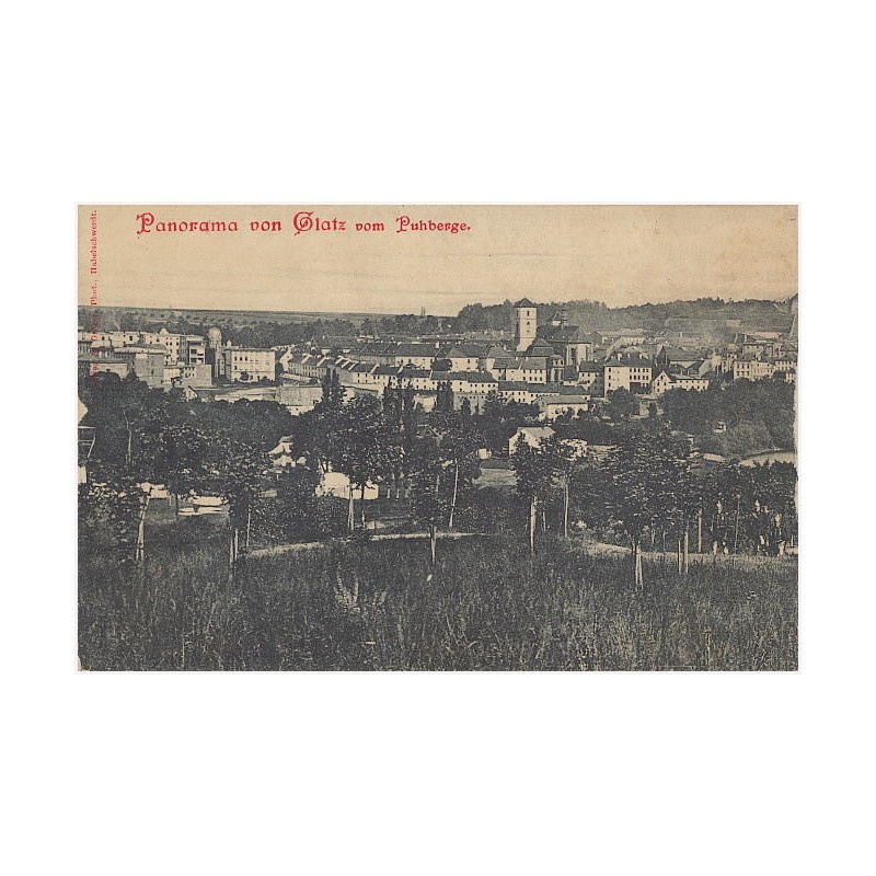 Panorama von Glatz vom Puhberge
