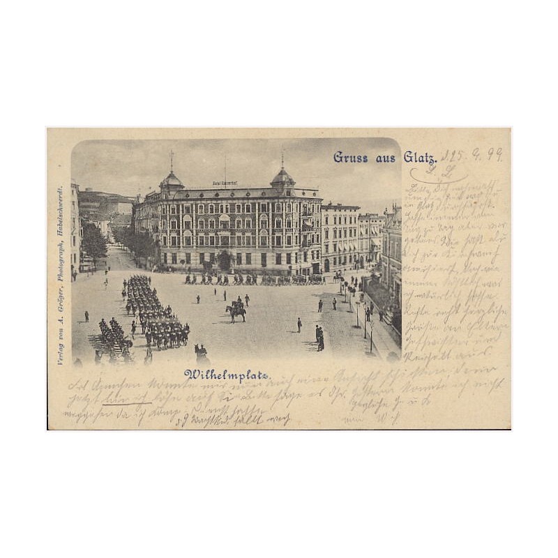 Gruss aus Glatz. Wilhelmplatz