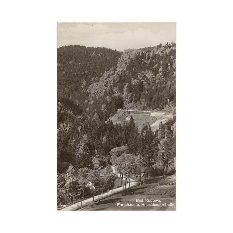 Bad Kudowa. Forsthaus u. Heuscheuerstraße. 130