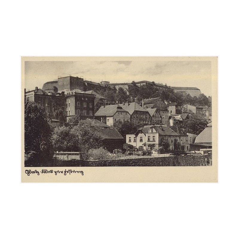 Glatz - Blick zur Festung
