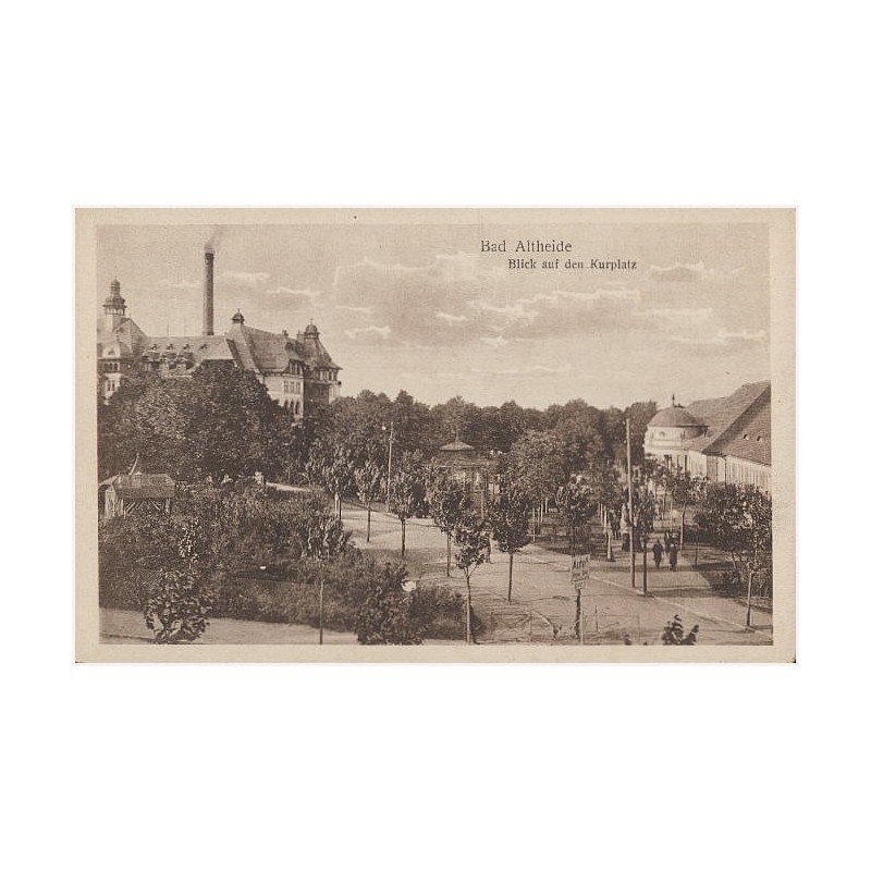 Bad Altheide. Blick auf den Kurplatz