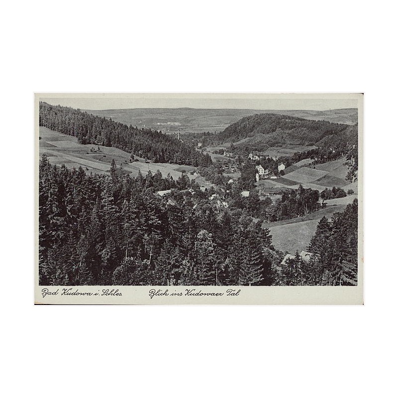 Bad Kudowa i. Schles. Blick ins Kudowaer Tal