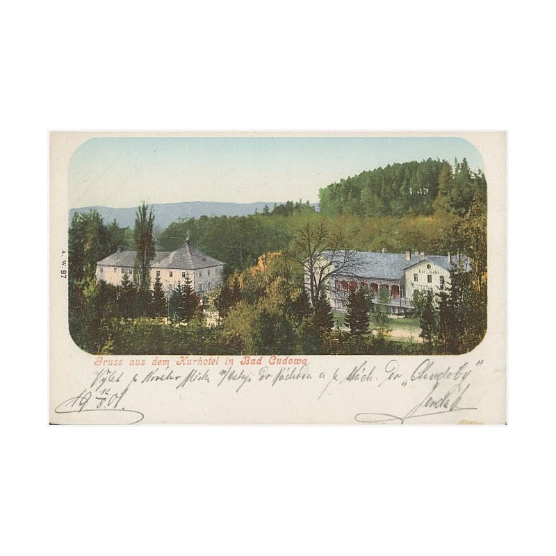 Gruss aus dem Kurhotel in Bad Cudowa