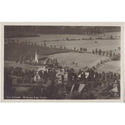 Bad Altheide. Blick zur Evgl. Kirche